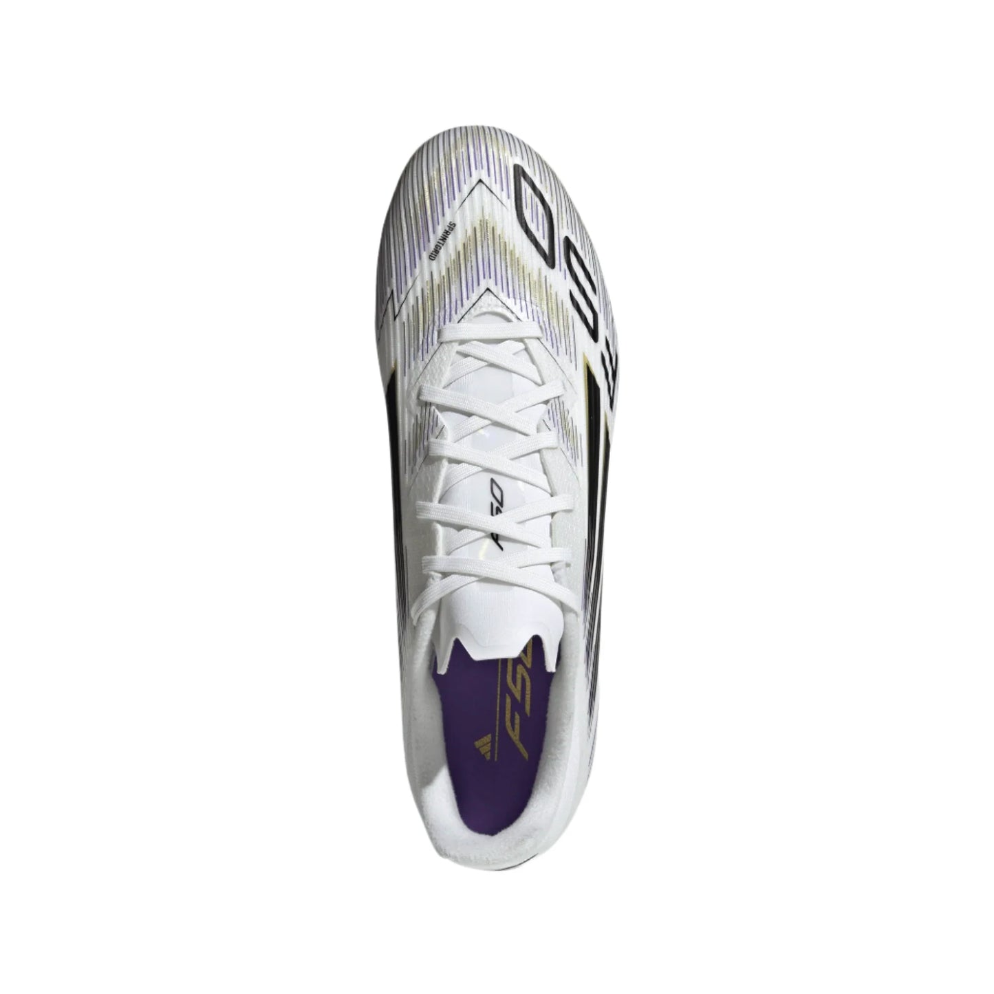 adidas F50 League FG/MG - White/Black/Gold Men's Footwear - Third Coast Soccer
