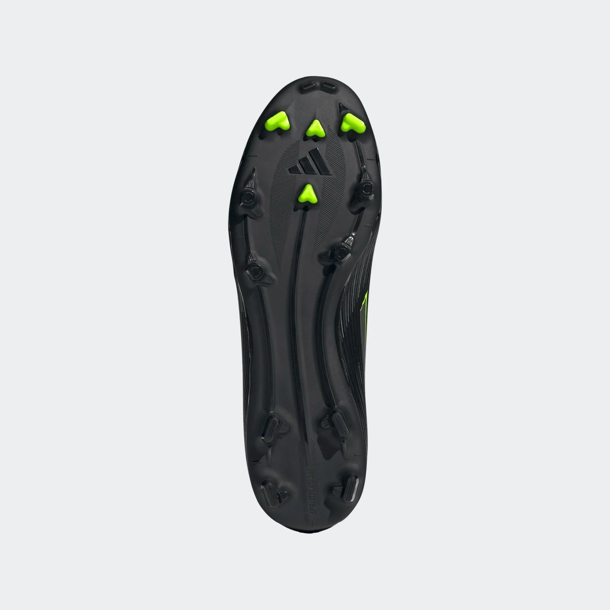 adidas F50 League FG/MG - Black/Iron Metallic/Lucid Lemon Men's Footwear - Third Coast Soccer