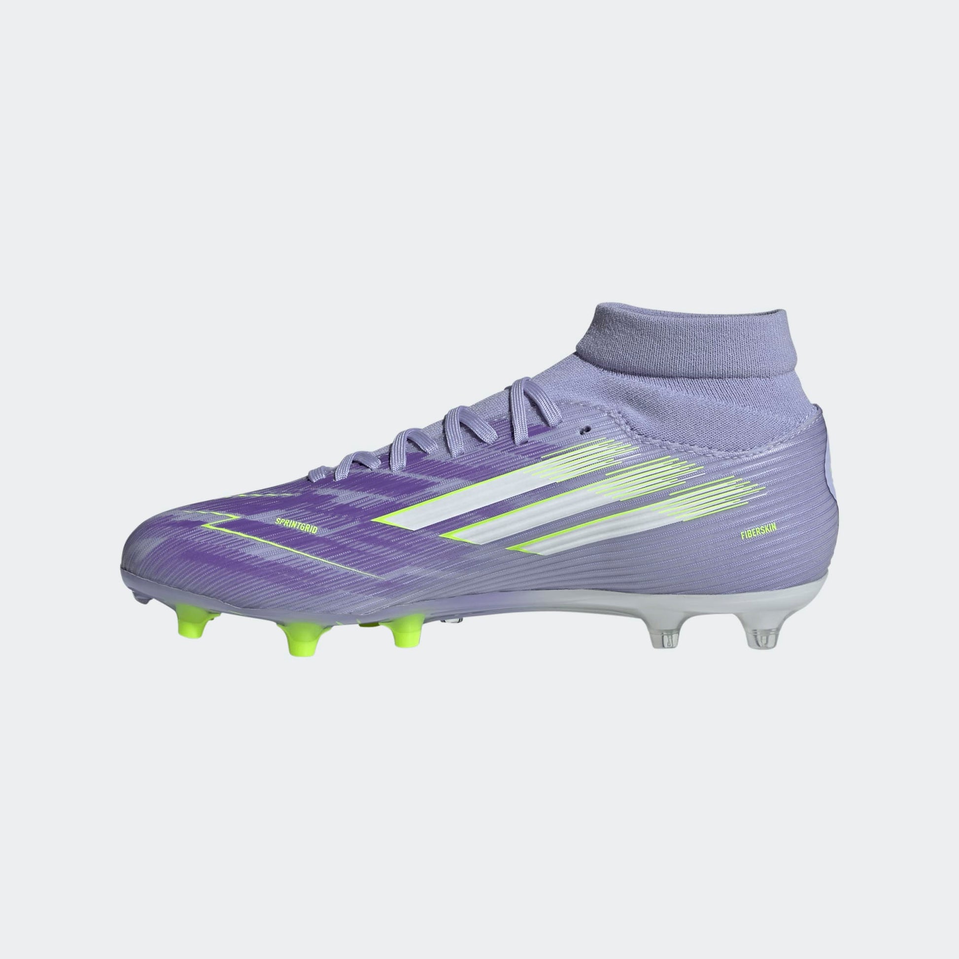 adidas Women's F50 Sparkfusion League FG - Violet/Lucid Lemon Women's Footwear - Third Coast Soccer