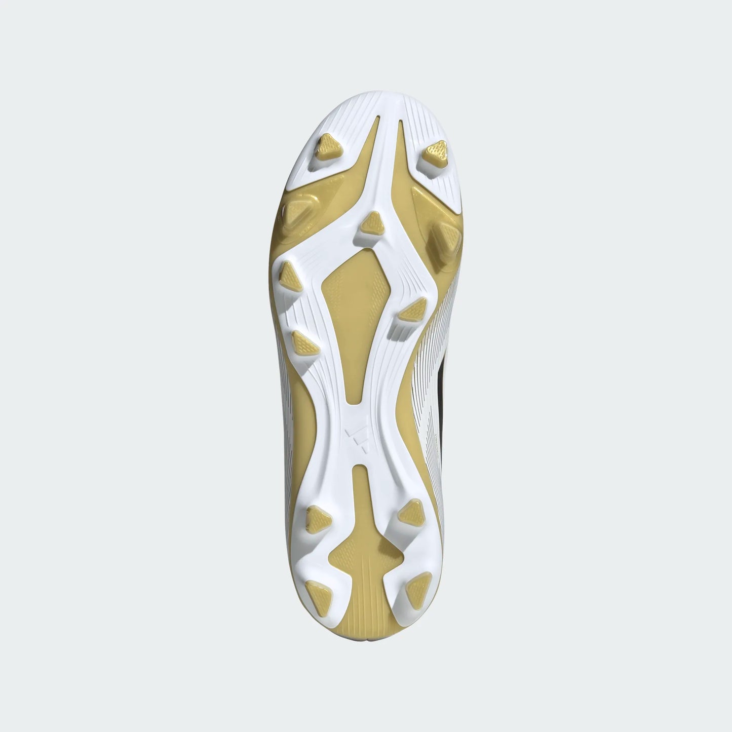 adidas Youth F50 Club FG - White/Black/Gold Youth Footwear - Third Coast Soccer