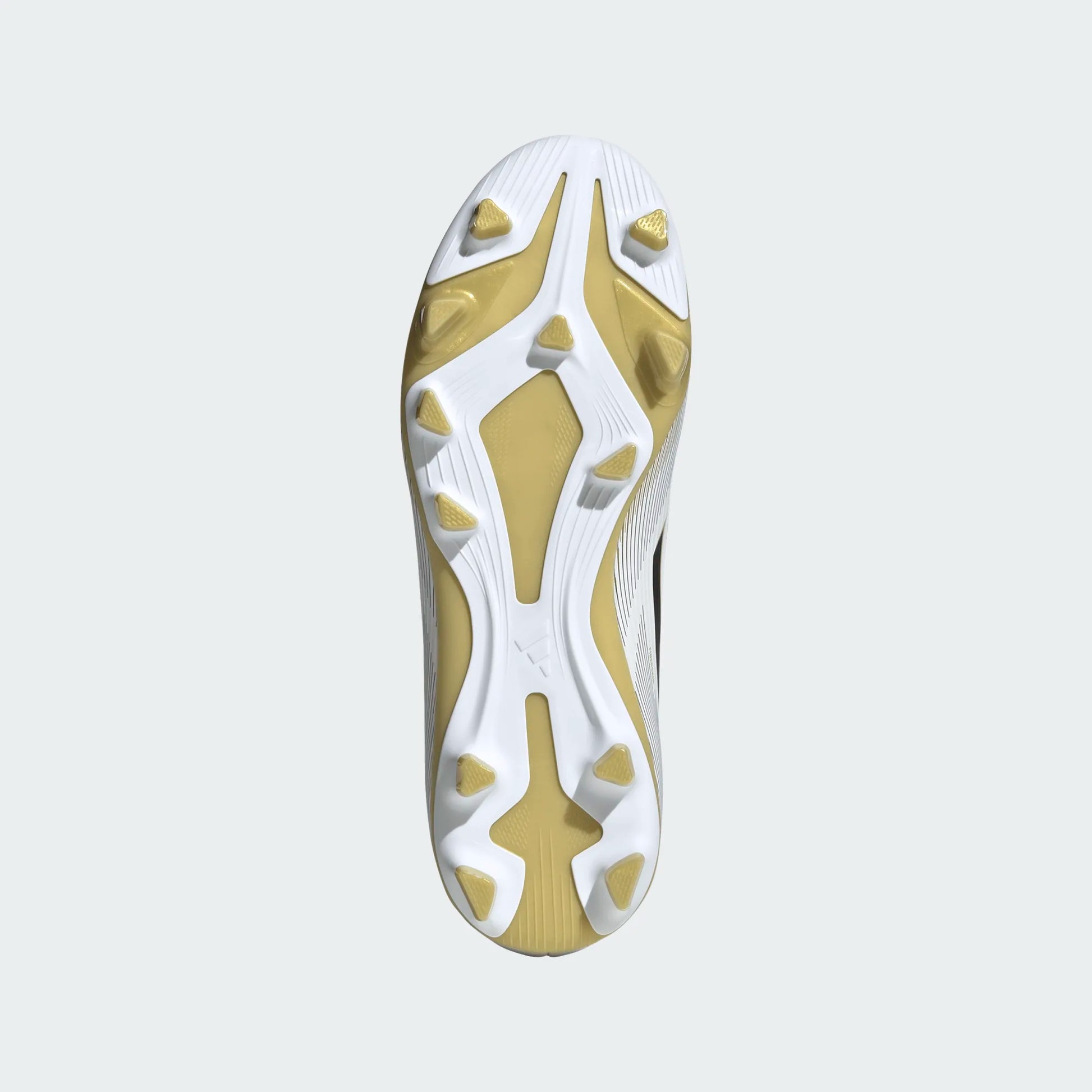 adidas Youth F50 Club FG - White/Black/Gold Youth Footwear - Third Coast Soccer