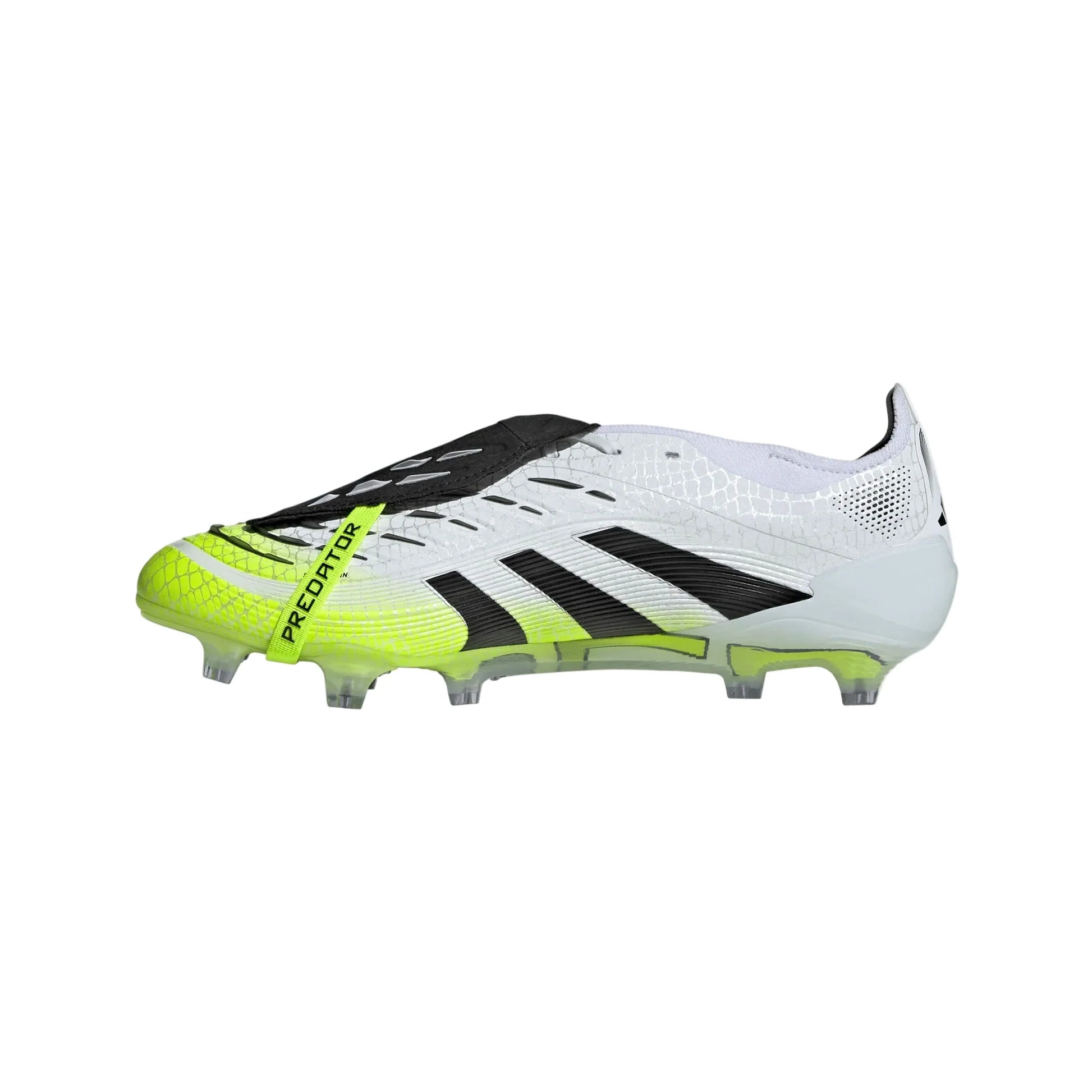 adidas Predator Elite FT FG - White/Black/Lucid Lemon Men's Footwear - Third Coast Soccer