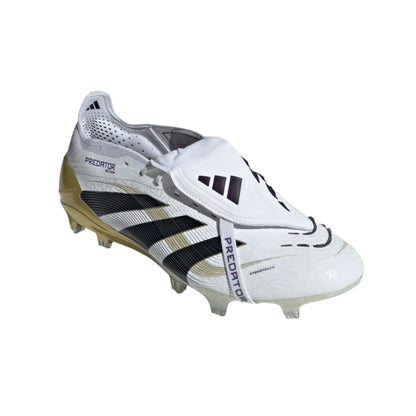 adidas Predator Elite FT FG - White/Black/Gold Men's Footwear Feather White/Core Black/Gold Metallic Mens 6.5 - Third Coast Soccer
