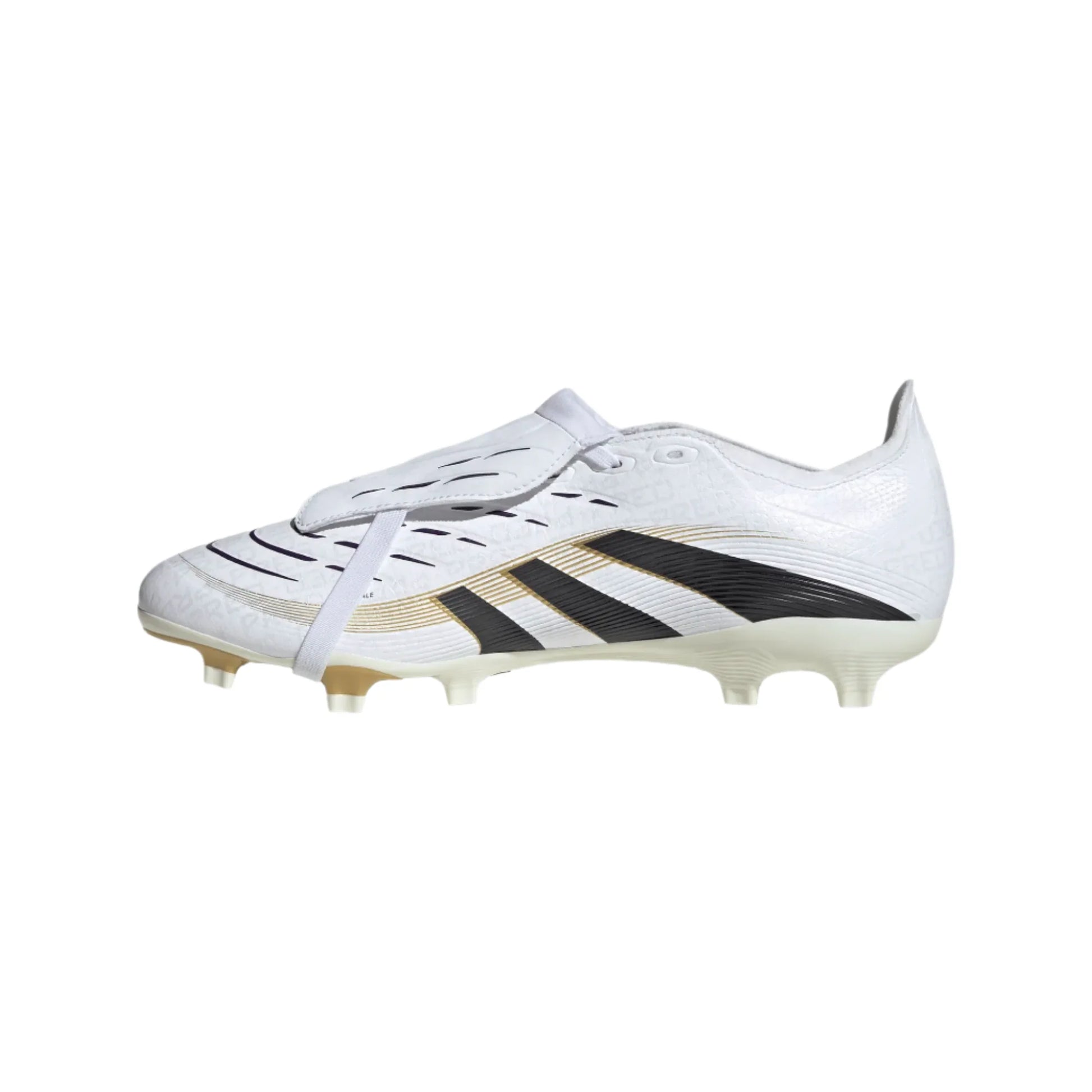 adidas Predator League FT FG - White/Black/Gold Men's Footwear - Third Coast Soccer