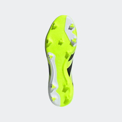 adidas Predator League FG - White/Black/Lucid Lemon Men's Footwear - Third Coast Soccer