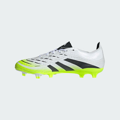 adidas Predator League FG - White/Black/Lucid Lemon Men's Footwear - Third Coast Soccer