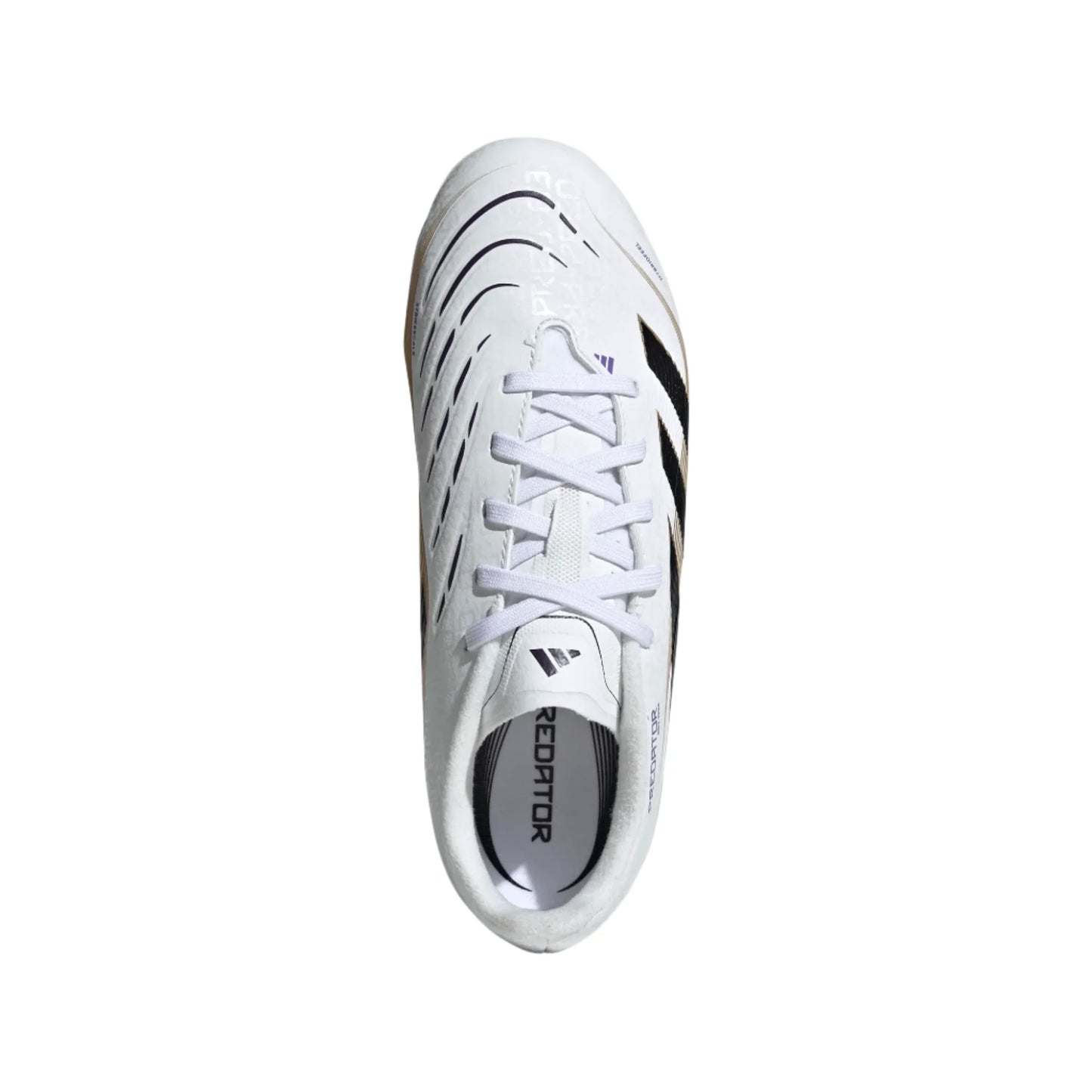 adidas Youth Predator League FG - White/Black/Gold Youth Footwear - Third Coast Soccer