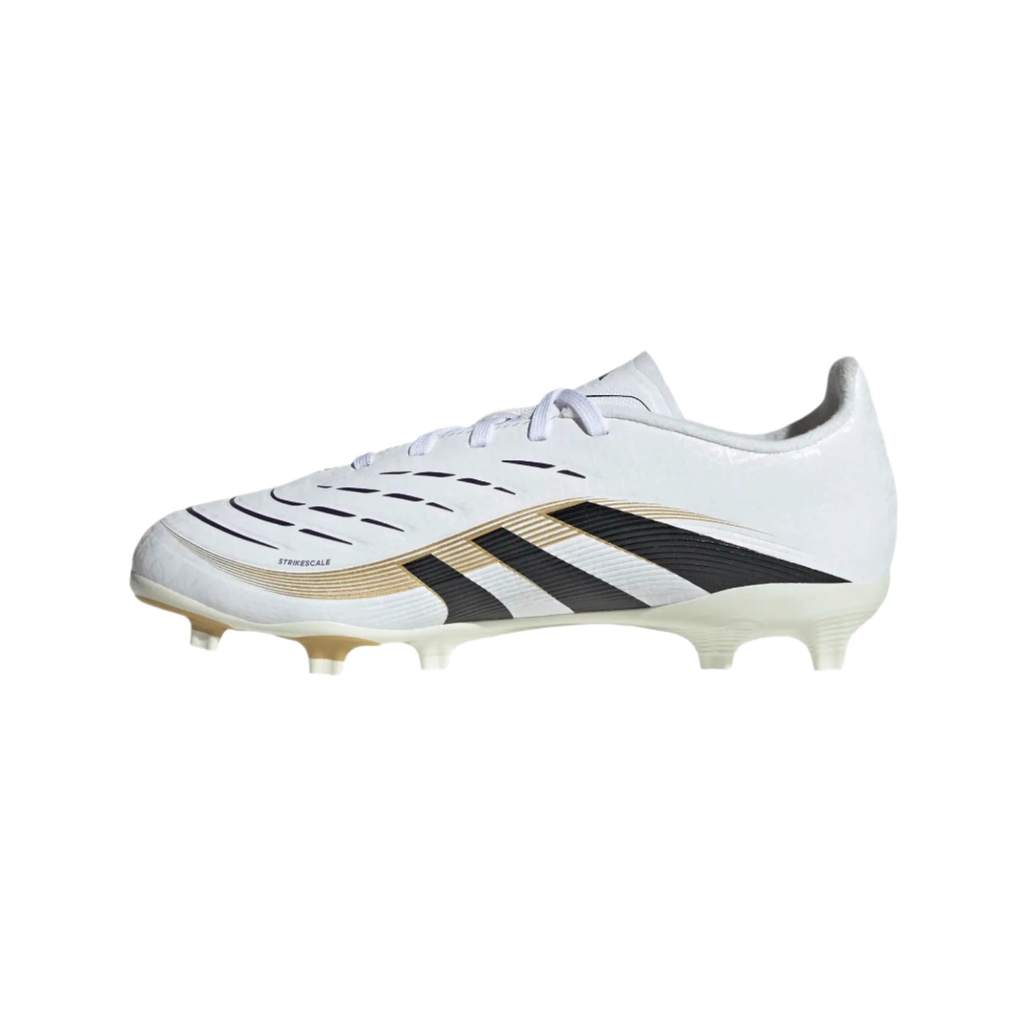 adidas Youth Predator League FG - White/Black/Gold Youth Footwear - Third Coast Soccer