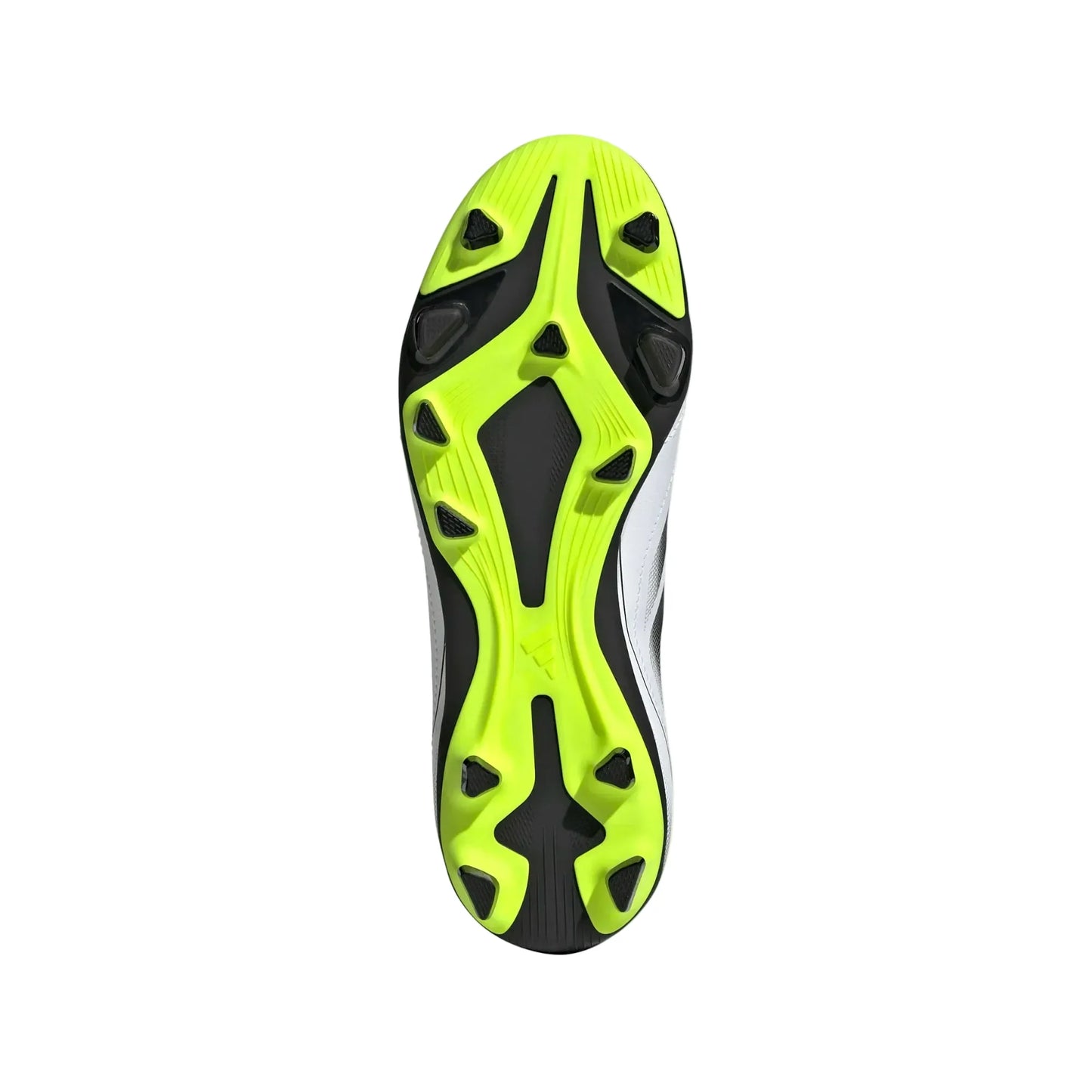 adidas Youth Goletto IX Laceless FG/MG - White/Black/Lucid Lemon Youth Footwear - Third Coast Soccer