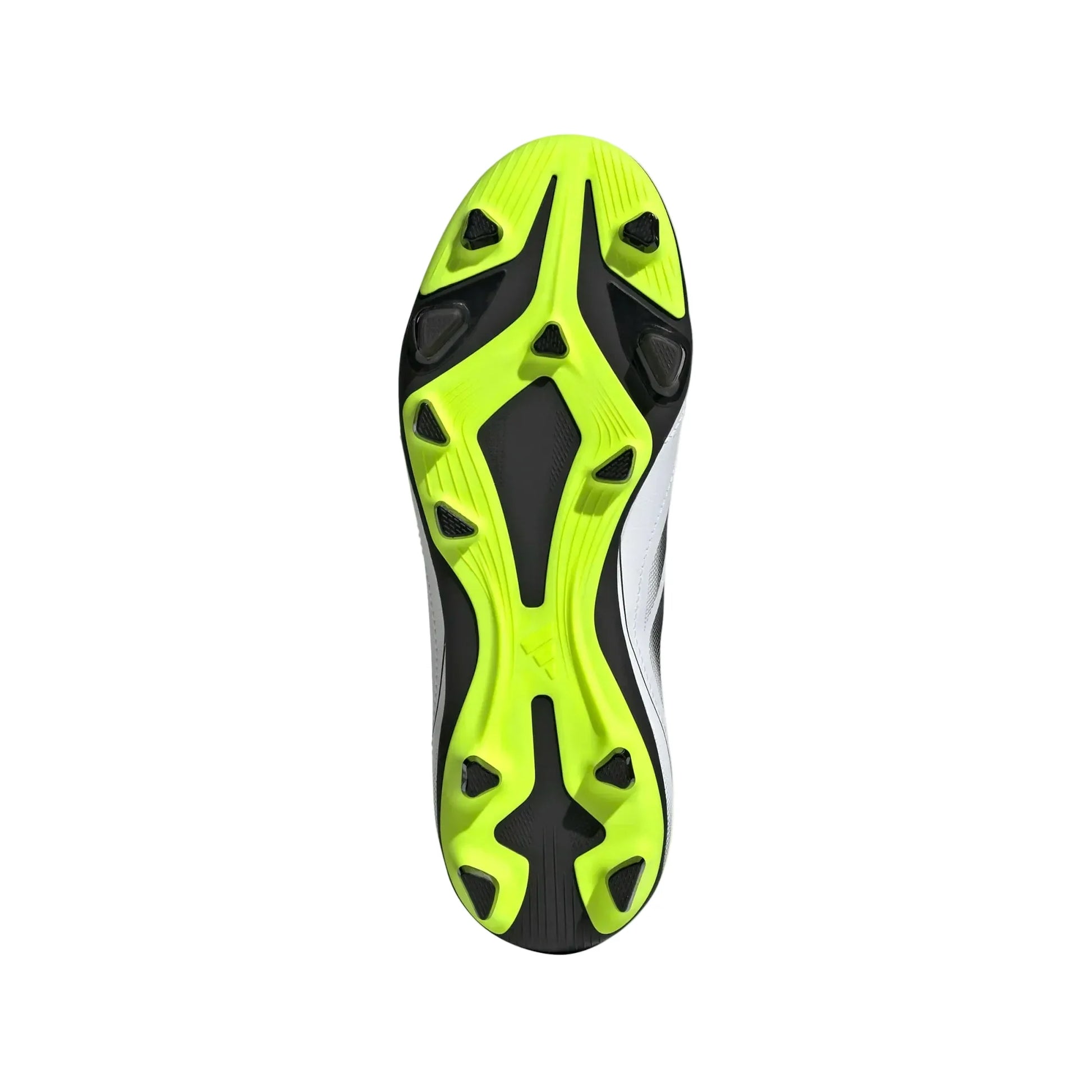 adidas Youth Goletto IX Laceless FG/MG - White/Black/Lucid Lemon Youth Footwear - Third Coast Soccer