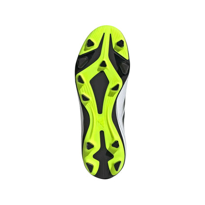 adidas Youth Goletto IX Laceless FG/MG - White/Black/Lucid Lemon Youth Footwear - Third Coast Soccer