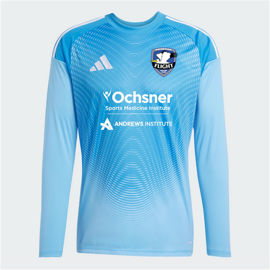 adidas AFSC Tiro 25 Competition GK Jersey - Blue Burst Ascension Flight Soccer Club Blue Burst Mens Small - Third Coast Soccer