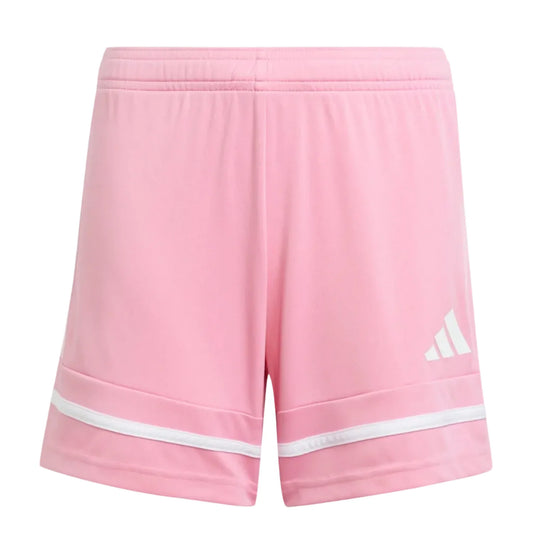 adidas Squadra 25 Girls Shorts - Pink/White Shorts Light Pink/White Youth XSmall - Third Coast Soccer