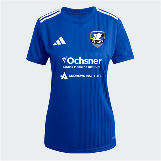 adidas AFSC Women's Campeon 25 Jersey - Royal Ascension Flight Soccer Club Royal/White Womens XXSmall - Third Coast Soccer
