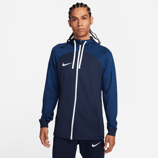 Nike Dri-Fit Strike 23 Jacket Jackets Obsidian/Obsidian/Royal Blue Mens Small - Third Coast Soccer