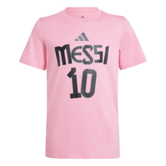 adidas Youth Messi Tee - Pink Club Replica   - Third Coast Soccer