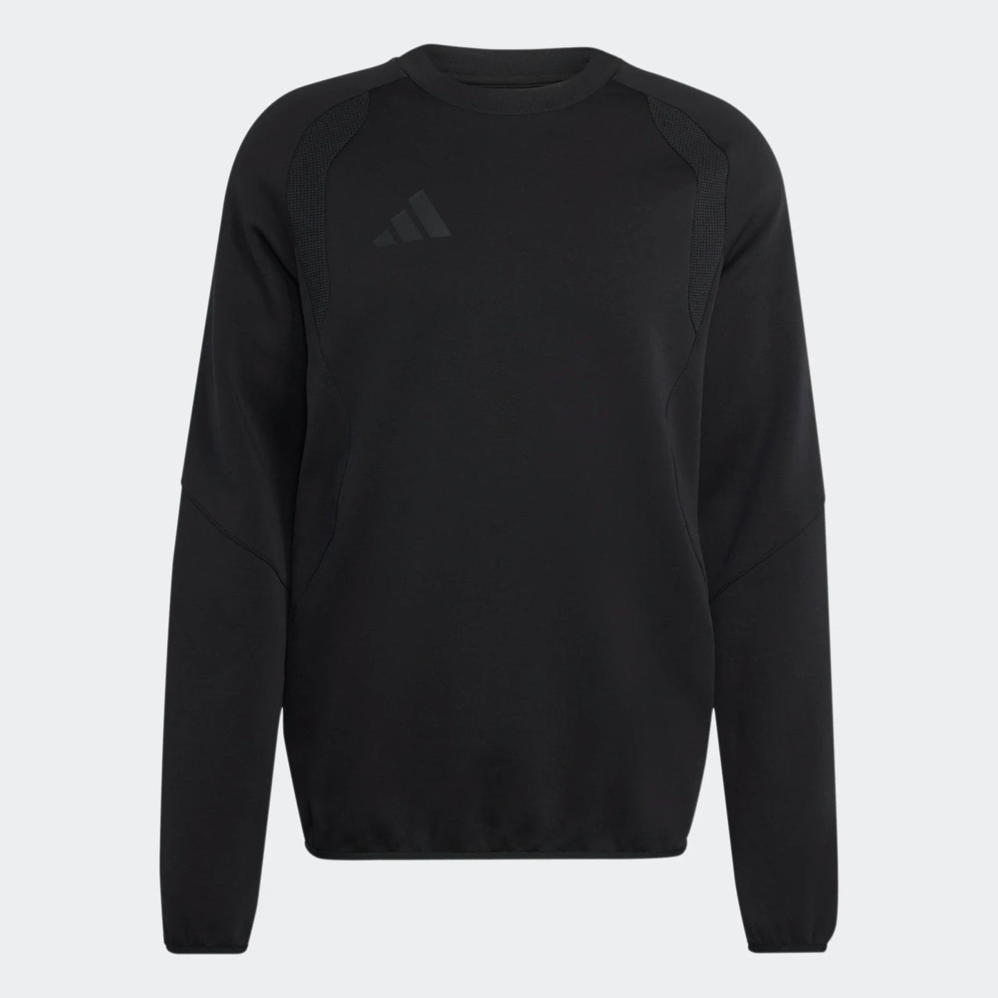 adidas Tiro Travel Crew Sweatshirt - Black Training Wear Black Mens Small - Third Coast Soccer