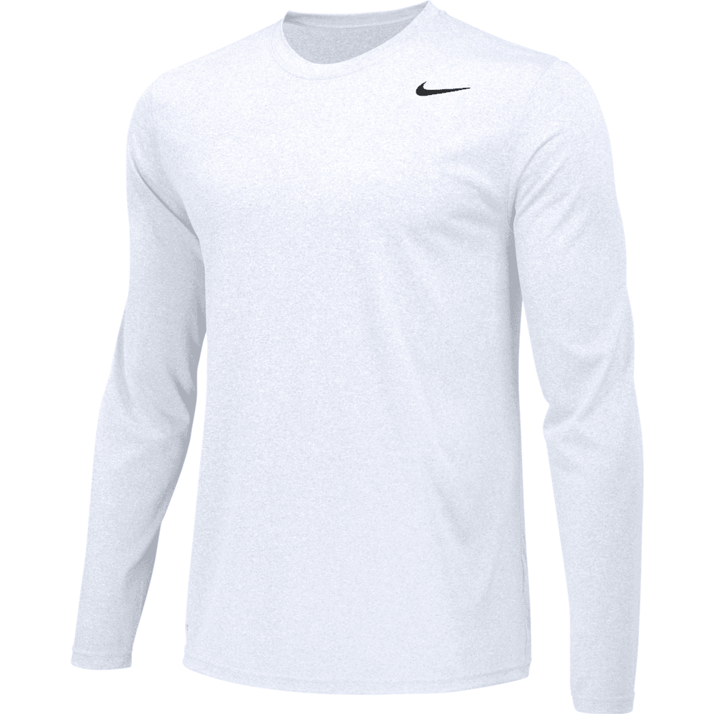 Nike Legend LS Poly Top Jerseys White Mens Small - Third Coast Soccer