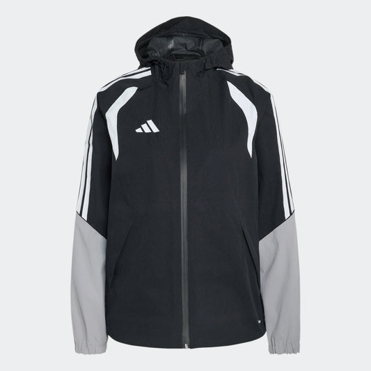 adidas Women's Tiro 26 Rain Jacket Jackets Black Womens XSmall - Third Coast Soccer
