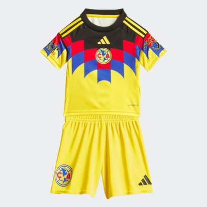 adidas Club America Home Mini Kit 25/26 Club Replica Closeout Baby Yellow 2T - Third Coast Soccer