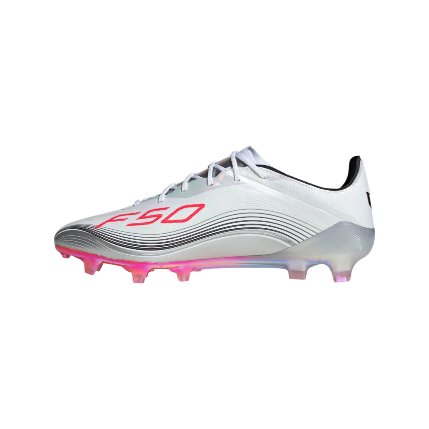 adidas F50 Messi Elite FG - White/Red/Silver Men's Footwear - Third Coast Soccer