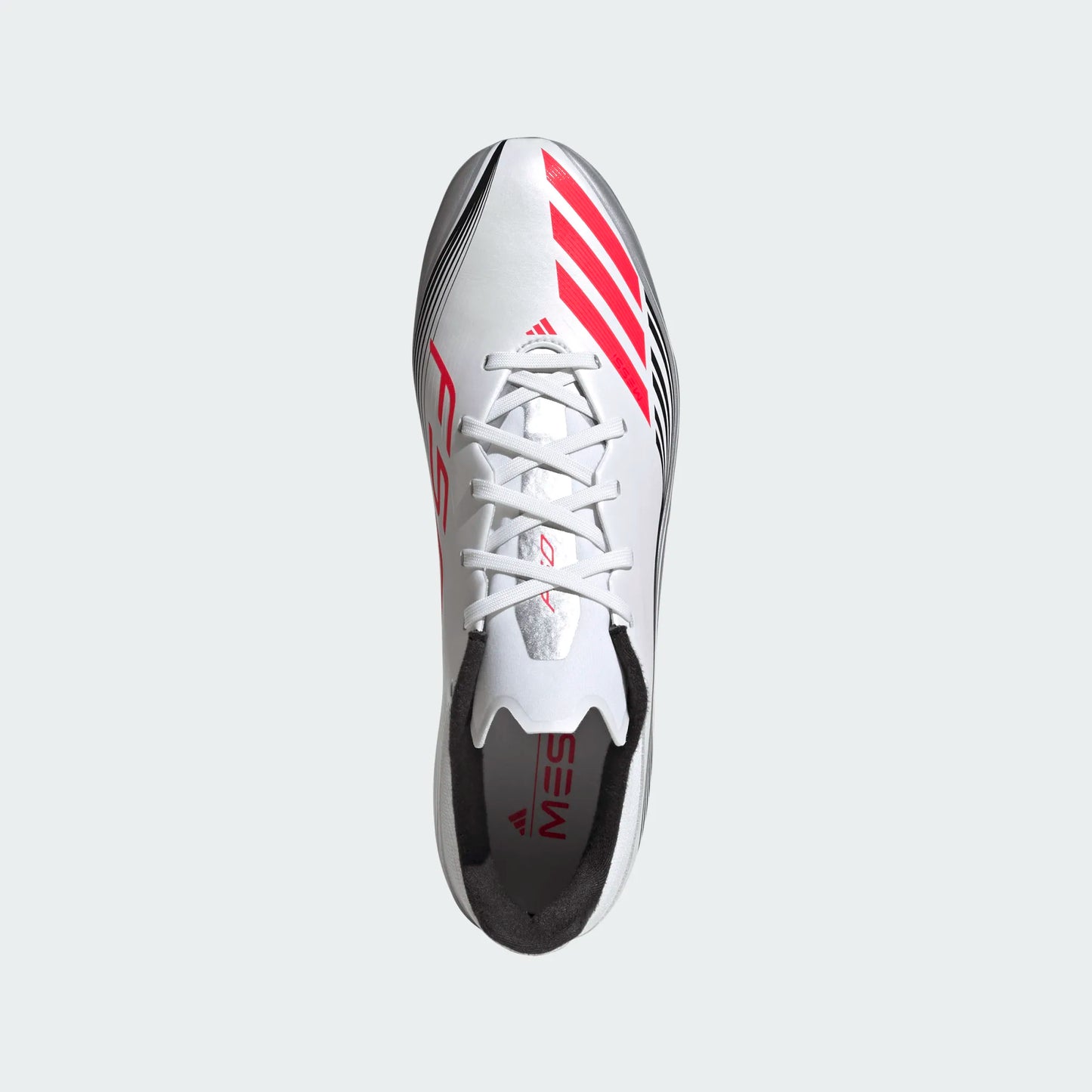 adidas F50 Messi League FG - White/Red/Silver Men's Footwear - Third Coast Soccer