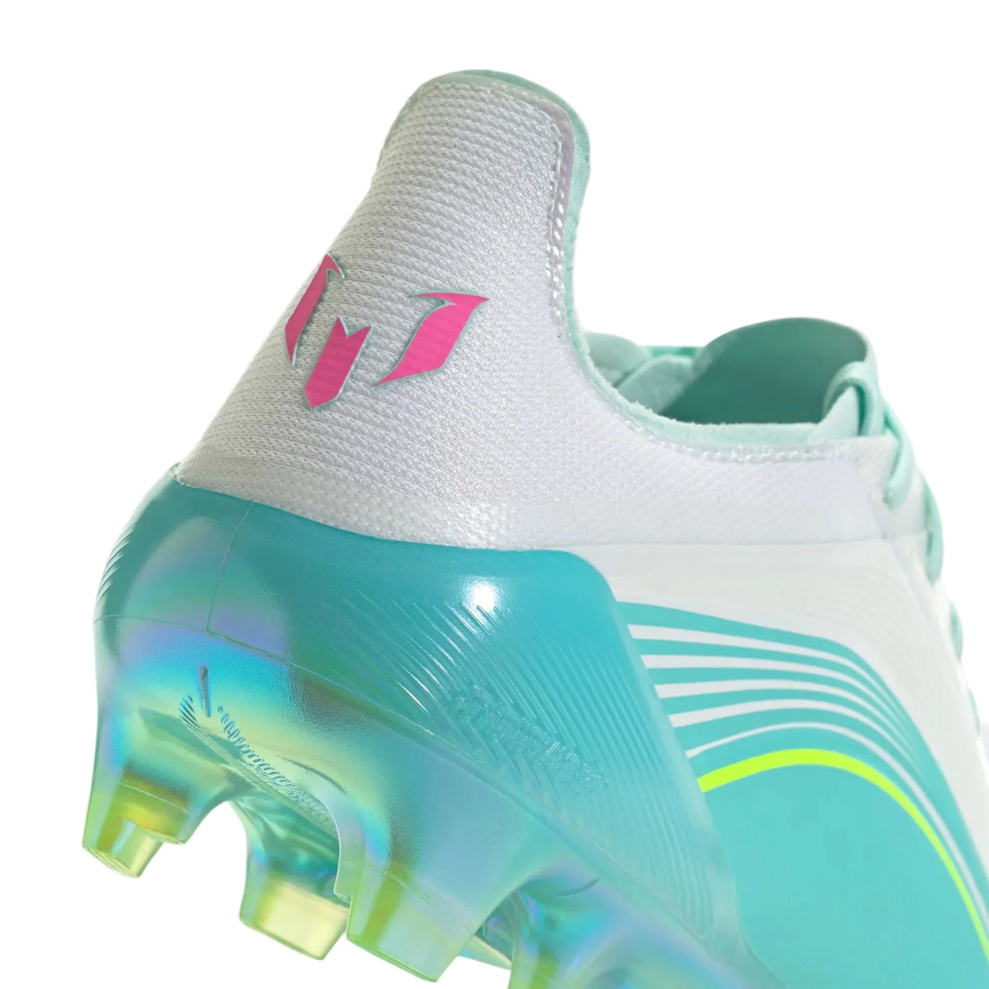 adidas F50 Messi Elite FG - White/Pink/Aqua Men's Footwear - Third Coast Soccer
