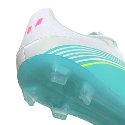 adidas F50 Messi League FG - White/Pink/Aqua Men's Footwear - Third Coast Soccer