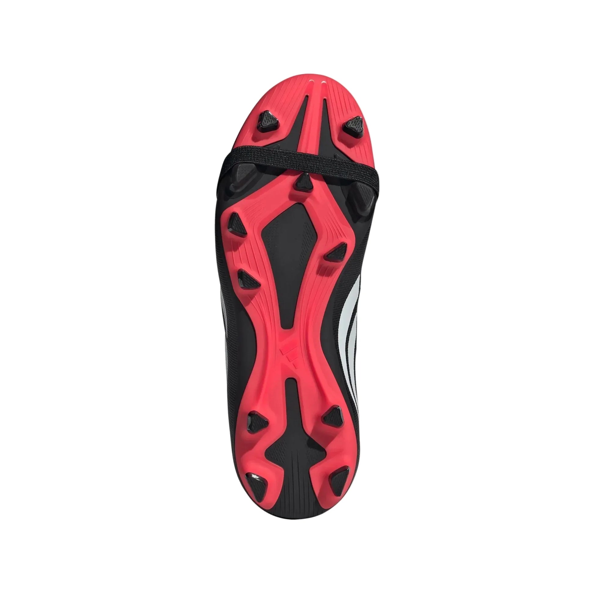 adidas Youth Predator Club FT FG - Black/White/Red Youth Footwear - Third Coast Soccer