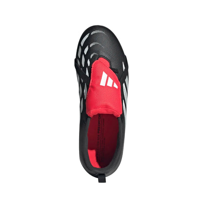 adidas Youth Predator Club FT FG - Black/White/Red Youth Footwear - Third Coast Soccer
