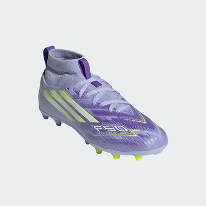 adidas Youth F50 Sparkfusion League FG - Violet/Lucid Lemon Youth Footwear Violet/Lucid Lemon Youth 3 - Third Coast Soccer