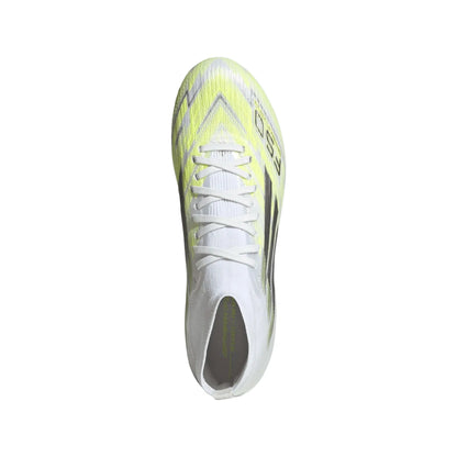 adidas F50 Sparkfusion Pro FG - White/Iron Metallic/Yellow Women's Footwear - Third Coast Soccer