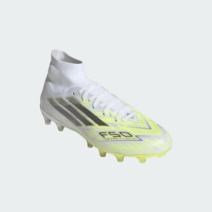 adidas F50 Sparkfusion Pro FG - White/Iron Metallic/Yellow Women's Footwear - Third Coast Soccer