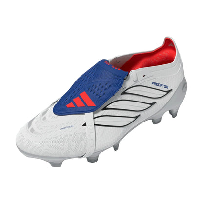 adidas Predator Elite FG - White/Metallic/Royal Men's Footwear Feather White/Metallic/Royal Blue Mens 6.5 - Third Coast Soccer