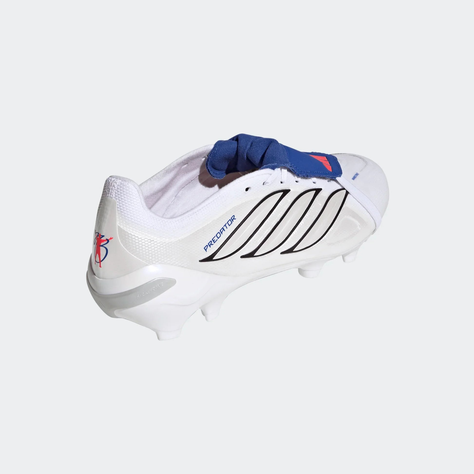 adidas Predator League FG - White/Metallic/Royal Men's Footwear - Third Coast Soccer