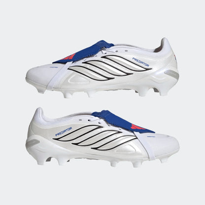 adidas Predator League FG - White/Metallic/Royal Men's Footwear - Third Coast Soccer