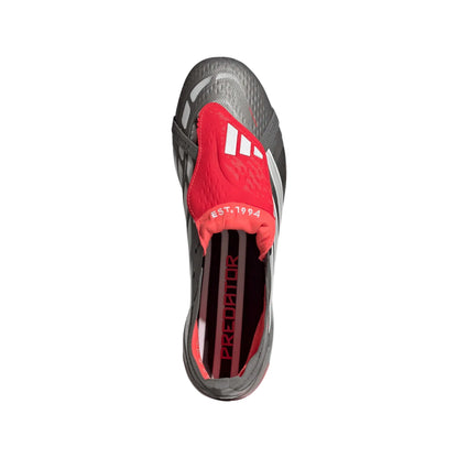 adidas Predator Elite AG - Iron/White/Red Men's Footwear - Third Coast Soccer