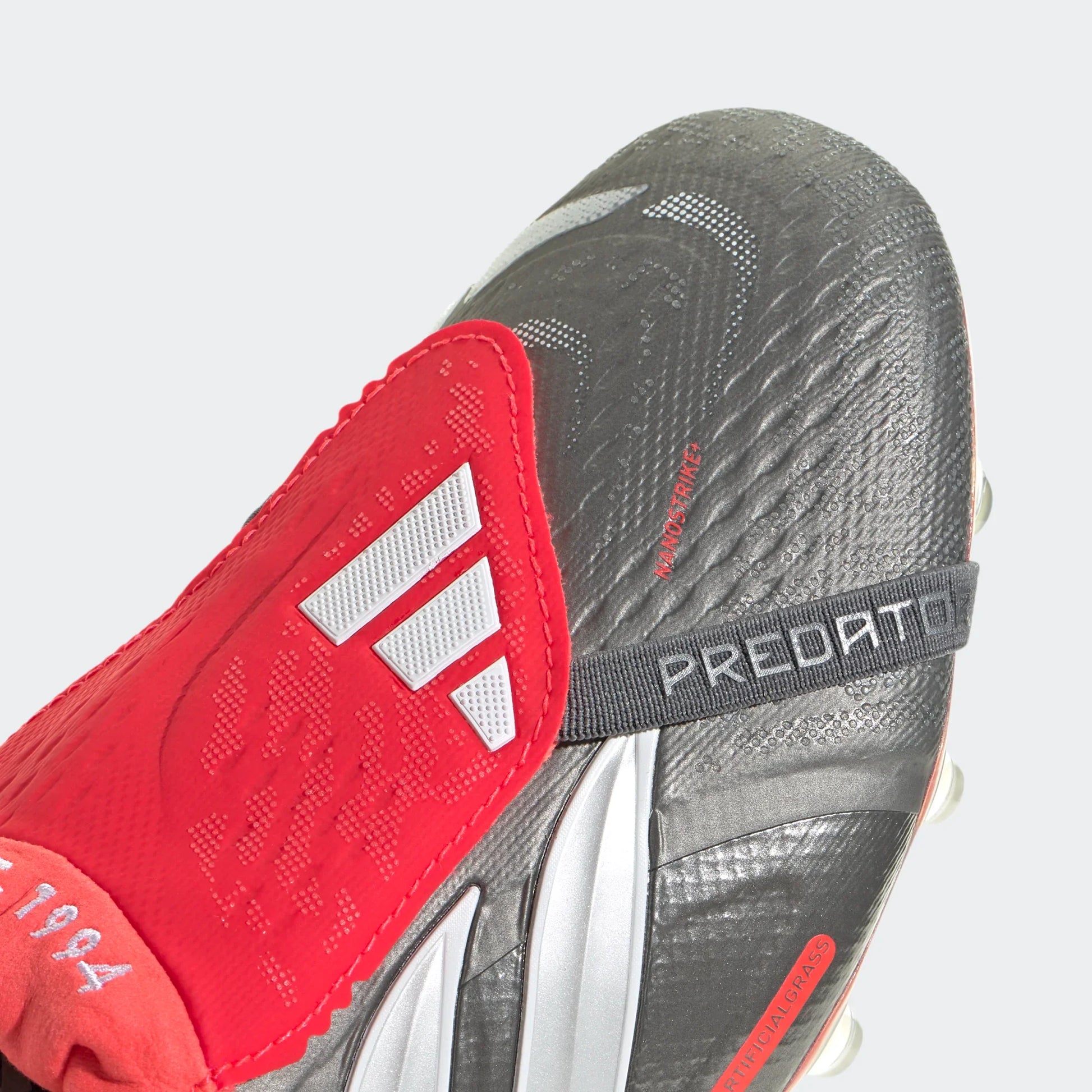 adidas Predator Elite AG - Iron/White/Red Men's Footwear - Third Coast Soccer