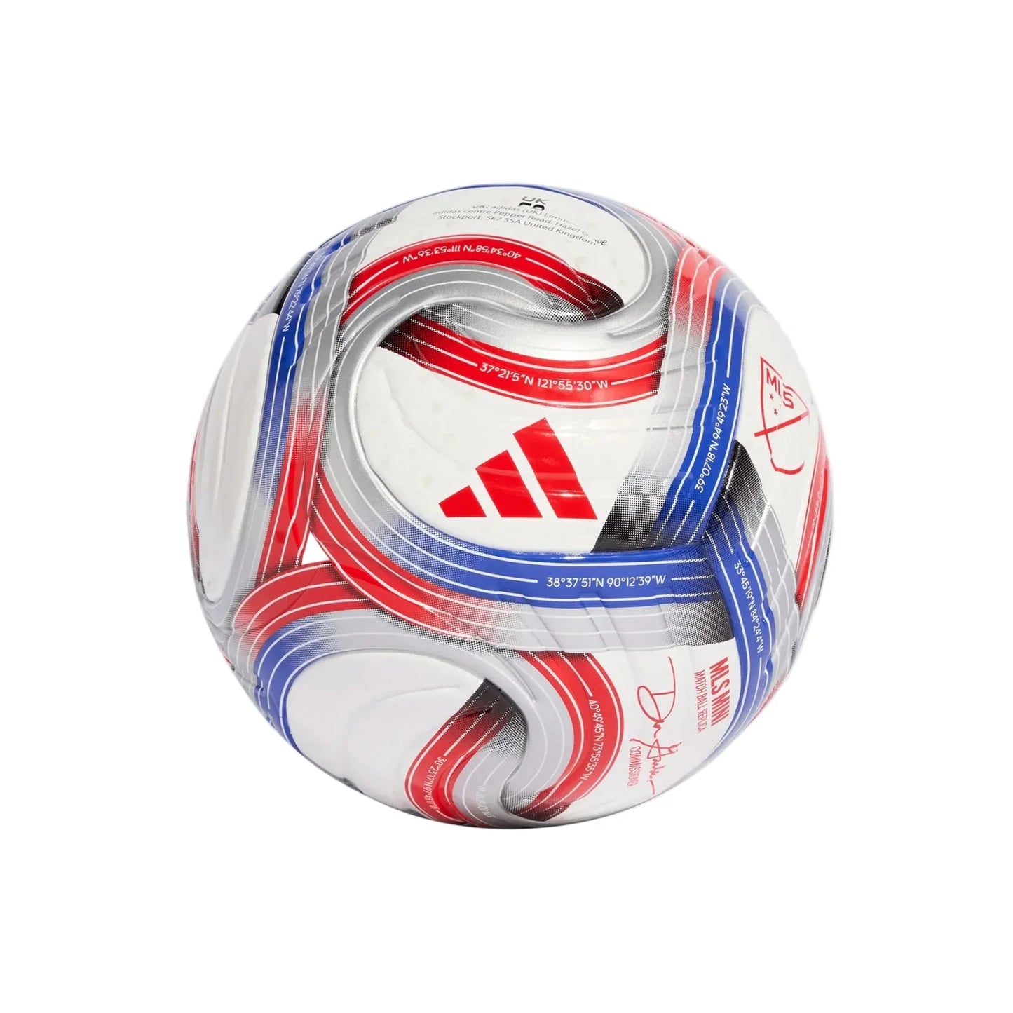 adidas MLS 26 Mini Ball - White/Blue/Red Balls - Third Coast Soccer