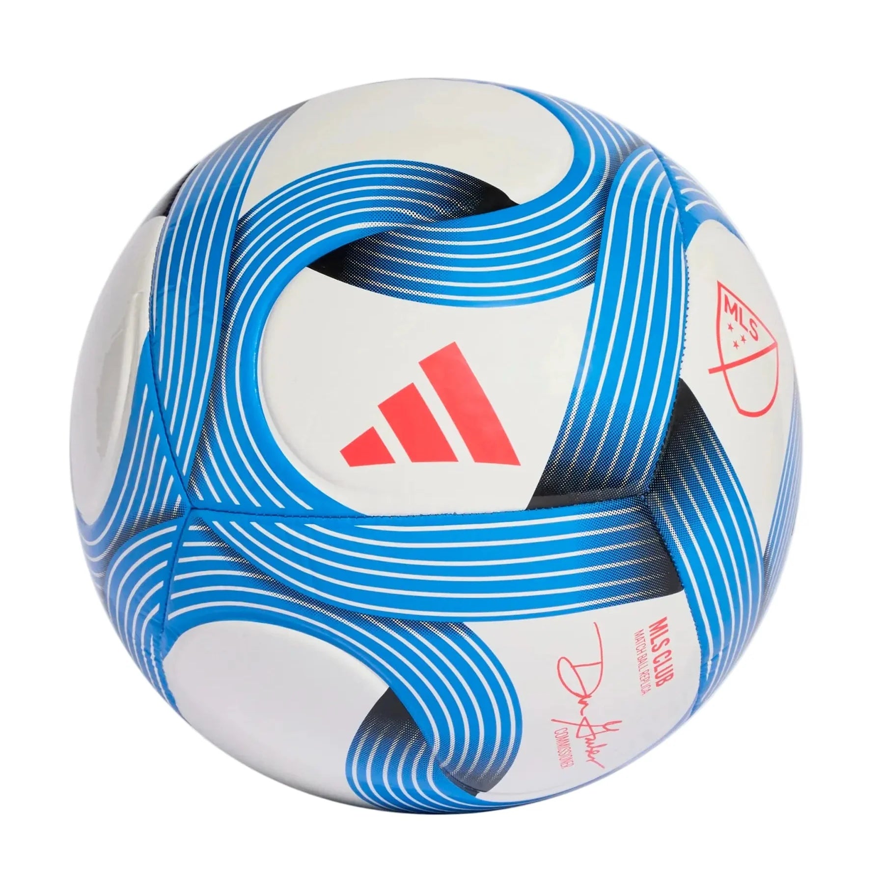 adidas MLS 26 Club Ball - White/Blue/Red Balls - Third Coast Soccer