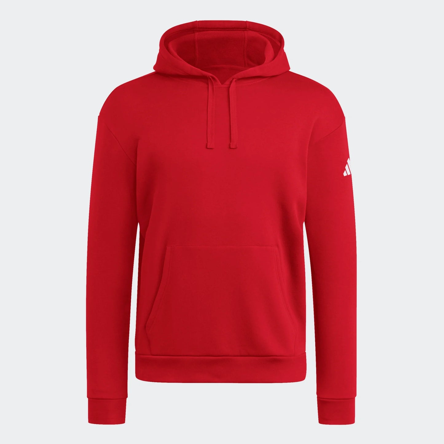 adidas Fleece Pullover Hoody - Red Training Wear Red/White Mens Small - Third Coast Soccer