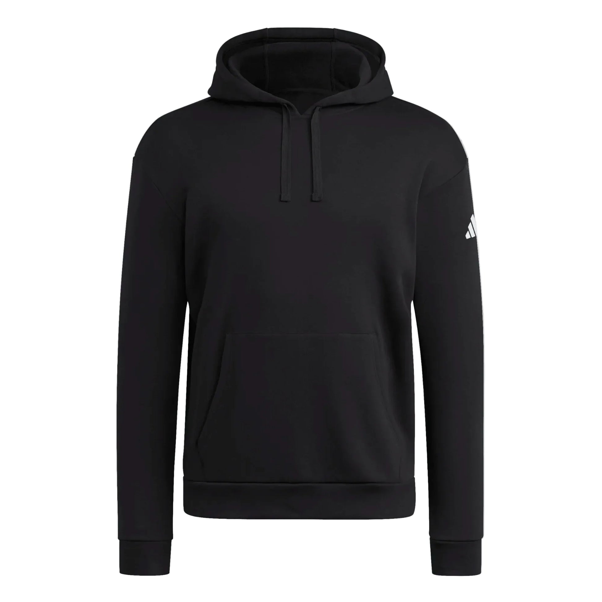 adidas Fleece Pullover Hoody - Black Training Wear Black/White Mens Small - Third Coast Soccer