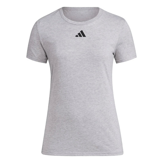 adidas Women's Pre-Game T-Shirt - Grey Training Wear - Third Coast Soccer