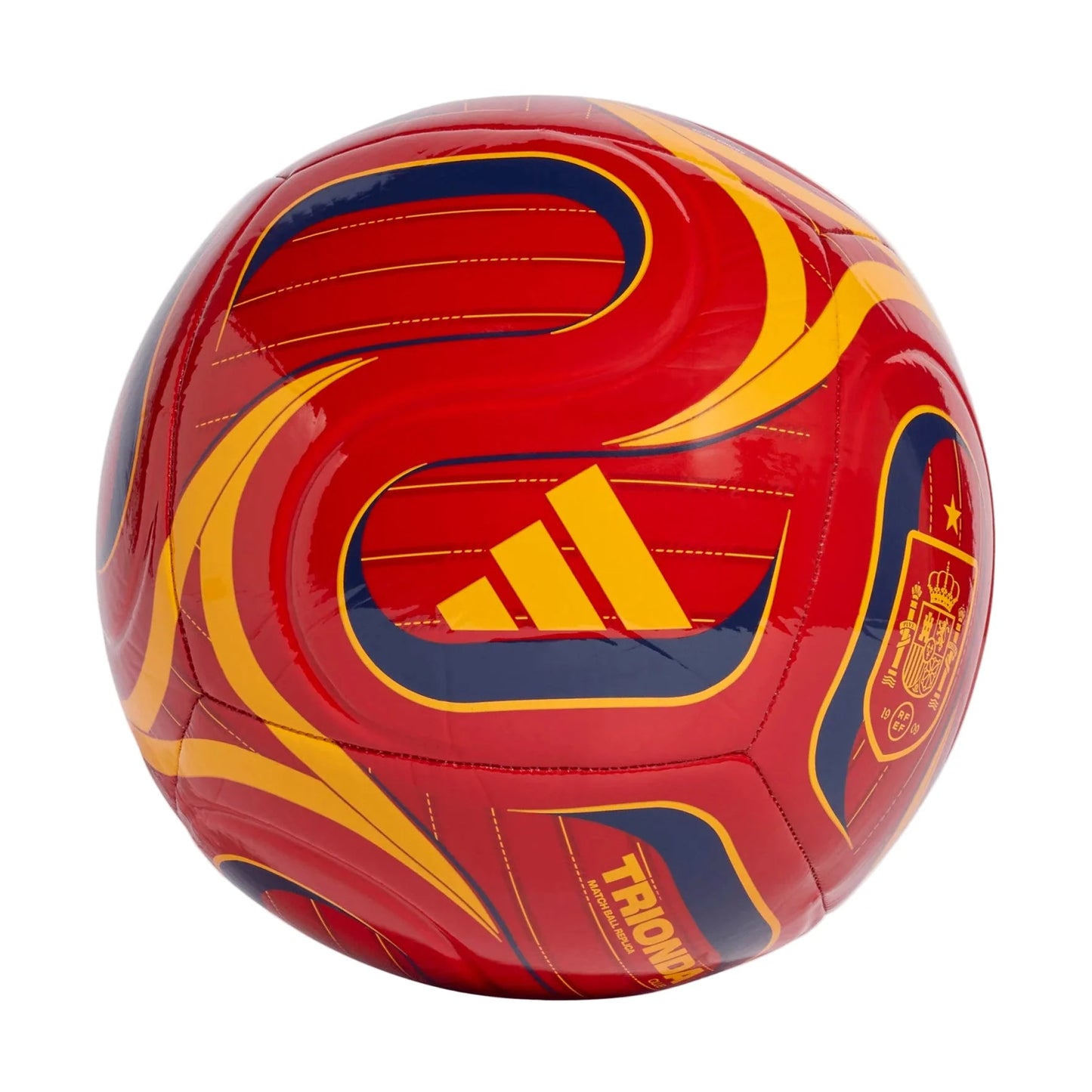 adidas RFEF Spain Club Home Ball Balls Vivid Red/Team Power Red/Yellow 5 - Third Coast Soccer