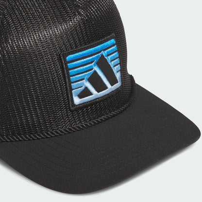 adidas Novelty Mesh 5-Panel Rope Hat - Black Hats - Third Coast Soccer
