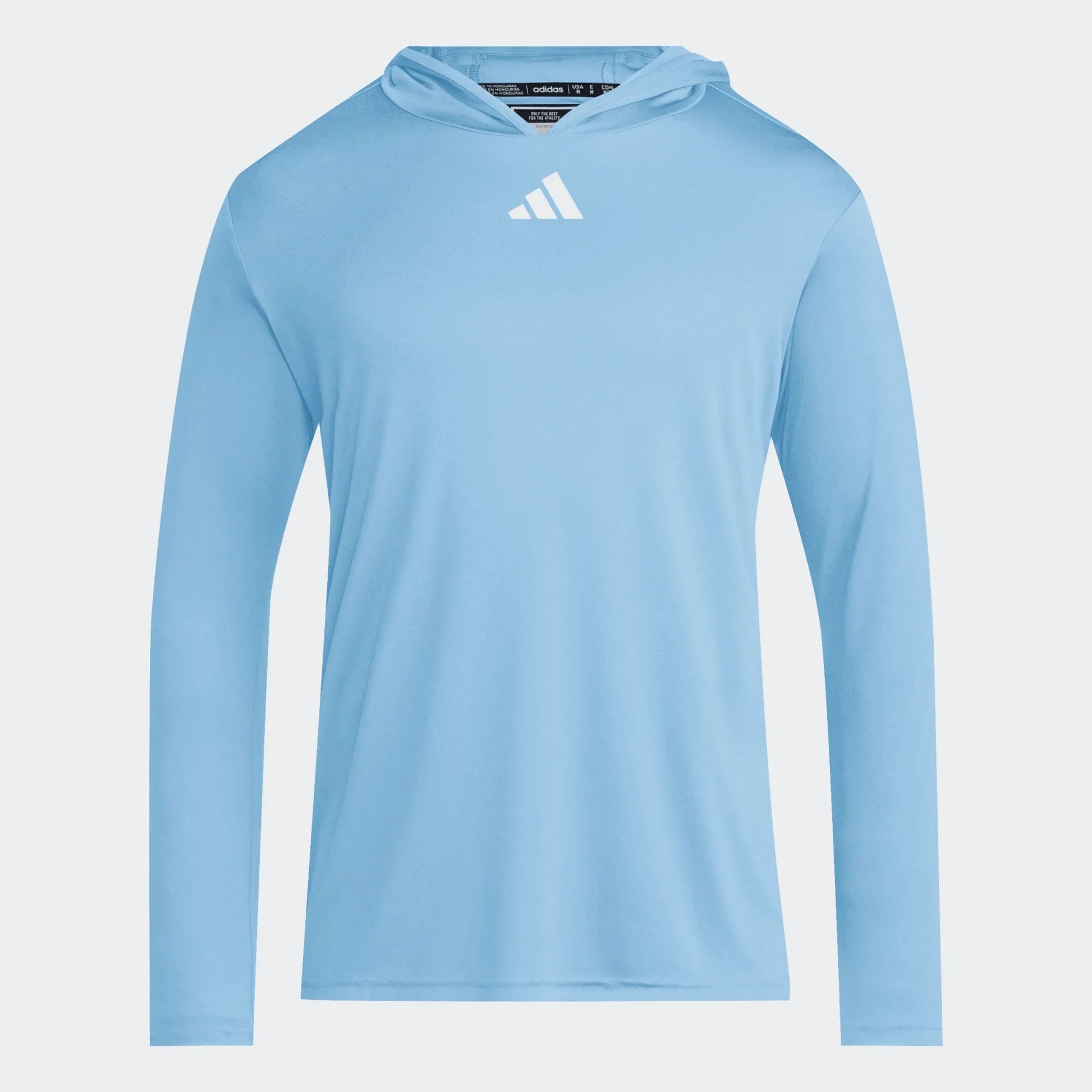 adidas D4T LS Hoody - Team Light Blue Training Wear - Third Coast Soccer