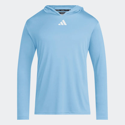 adidas D4T LS Hoody - Team Light Blue Training Wear - Third Coast Soccer