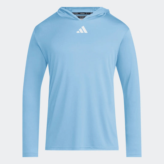 adidas D4T LS Hoody - Team Light Blue Training Wear - Third Coast Soccer
