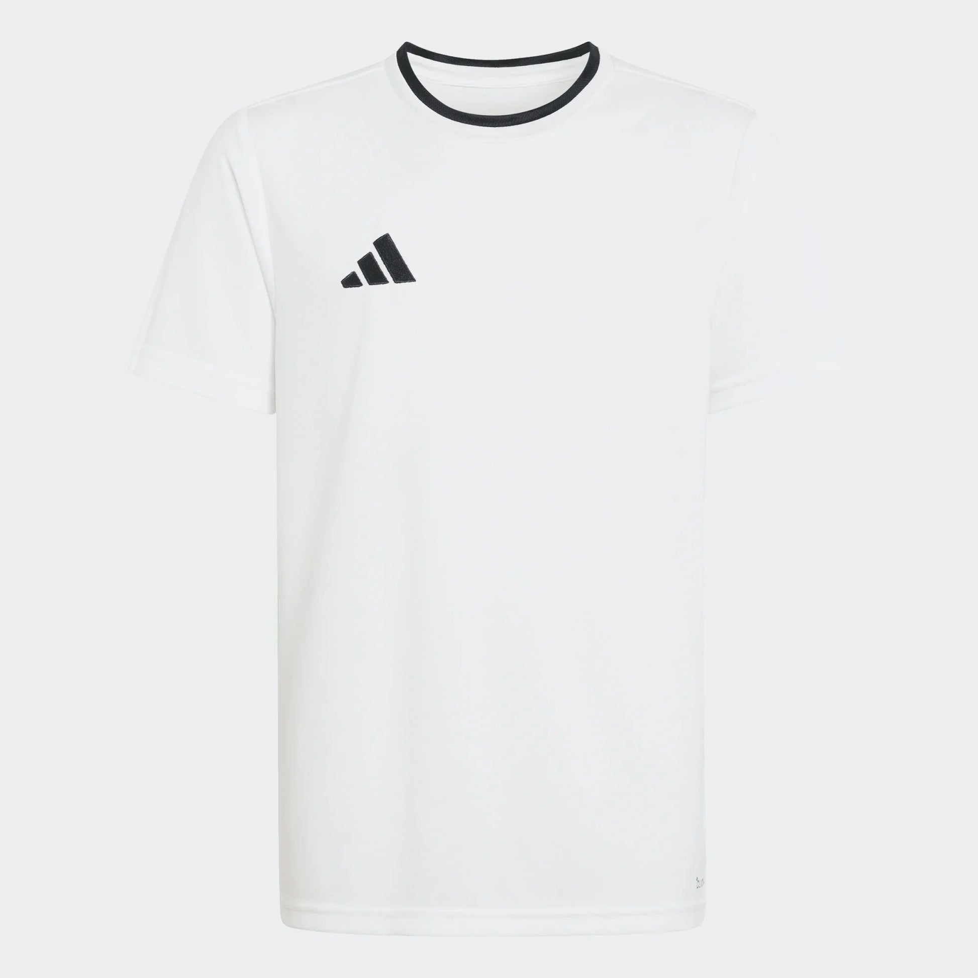 adidas Youth Entrada 26 Poly Tee - White Training Jersey White/Black Youth XSmall - Third Coast Soccer
