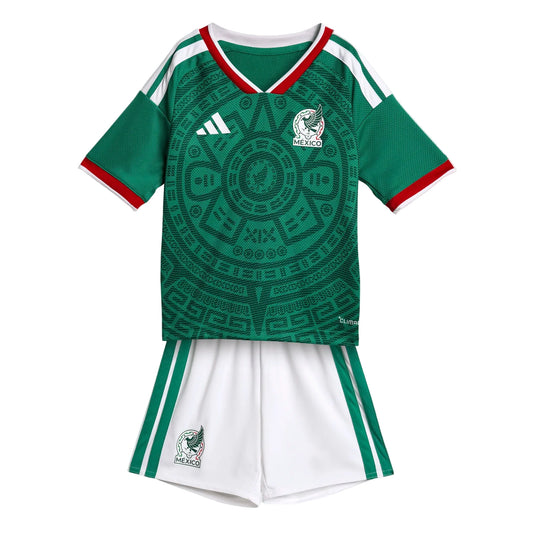 adidas FMF Mexico Mini Home Kit 2026 International Replica - Third Coast Soccer